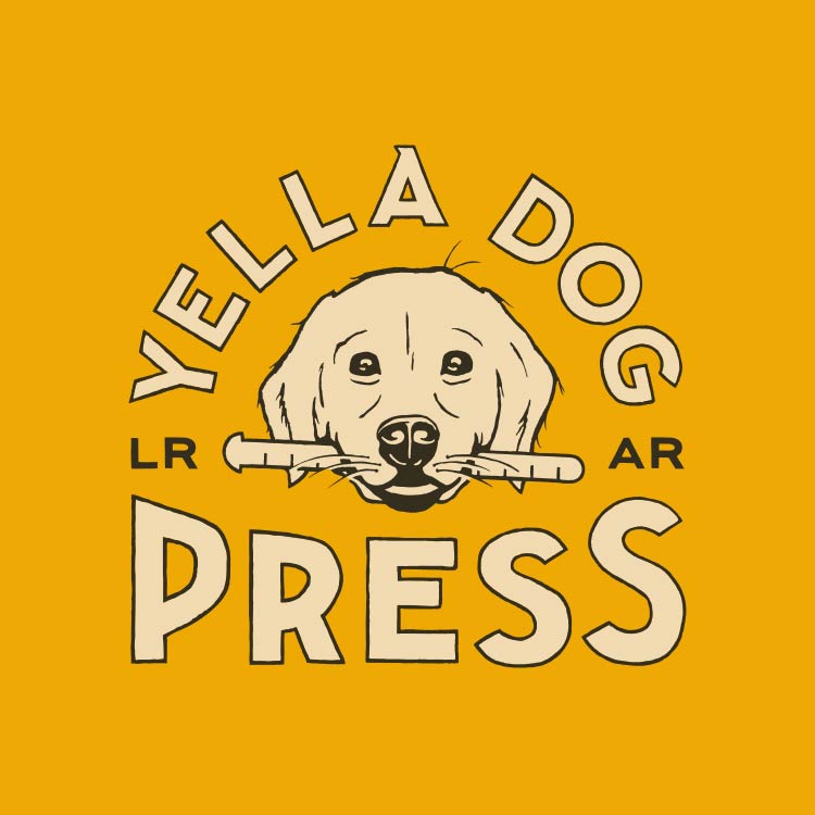 Yella Dog Press logo for Kate Askew, classicly trained letterpress printer—by Hunter Oden of oden.house