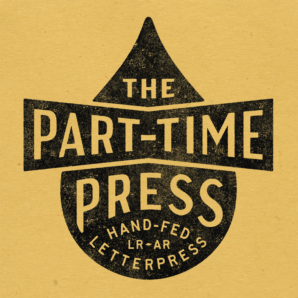 The Part-Time Press Hand-Fed Letterpress in Little Rock, Arkansas primary logo