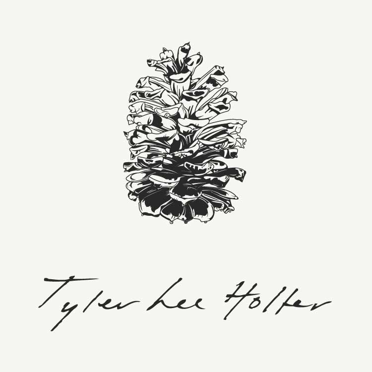 Tyler Lee Holter pinecone logo for EP—by Hunter Oden of oden.house