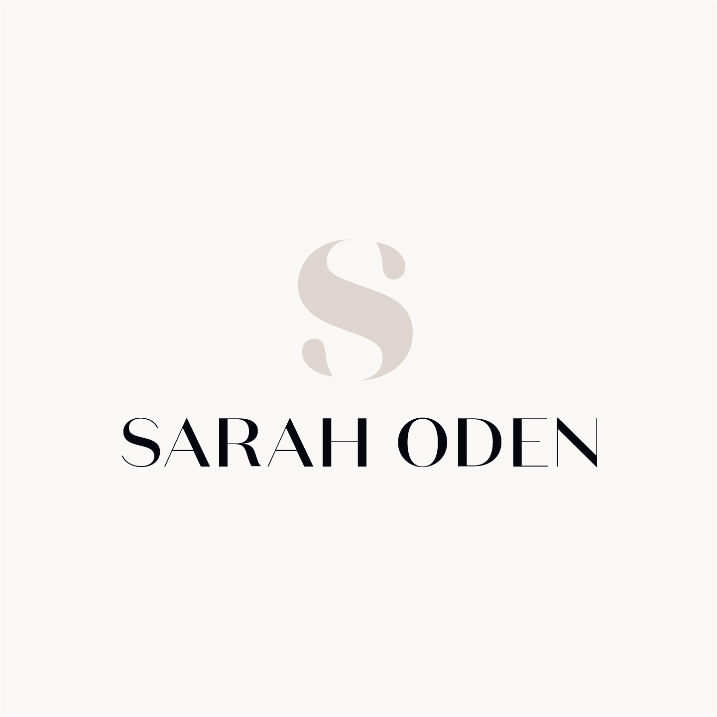 Sarah Oden Photographer logo by Hunter Oden of oden.house